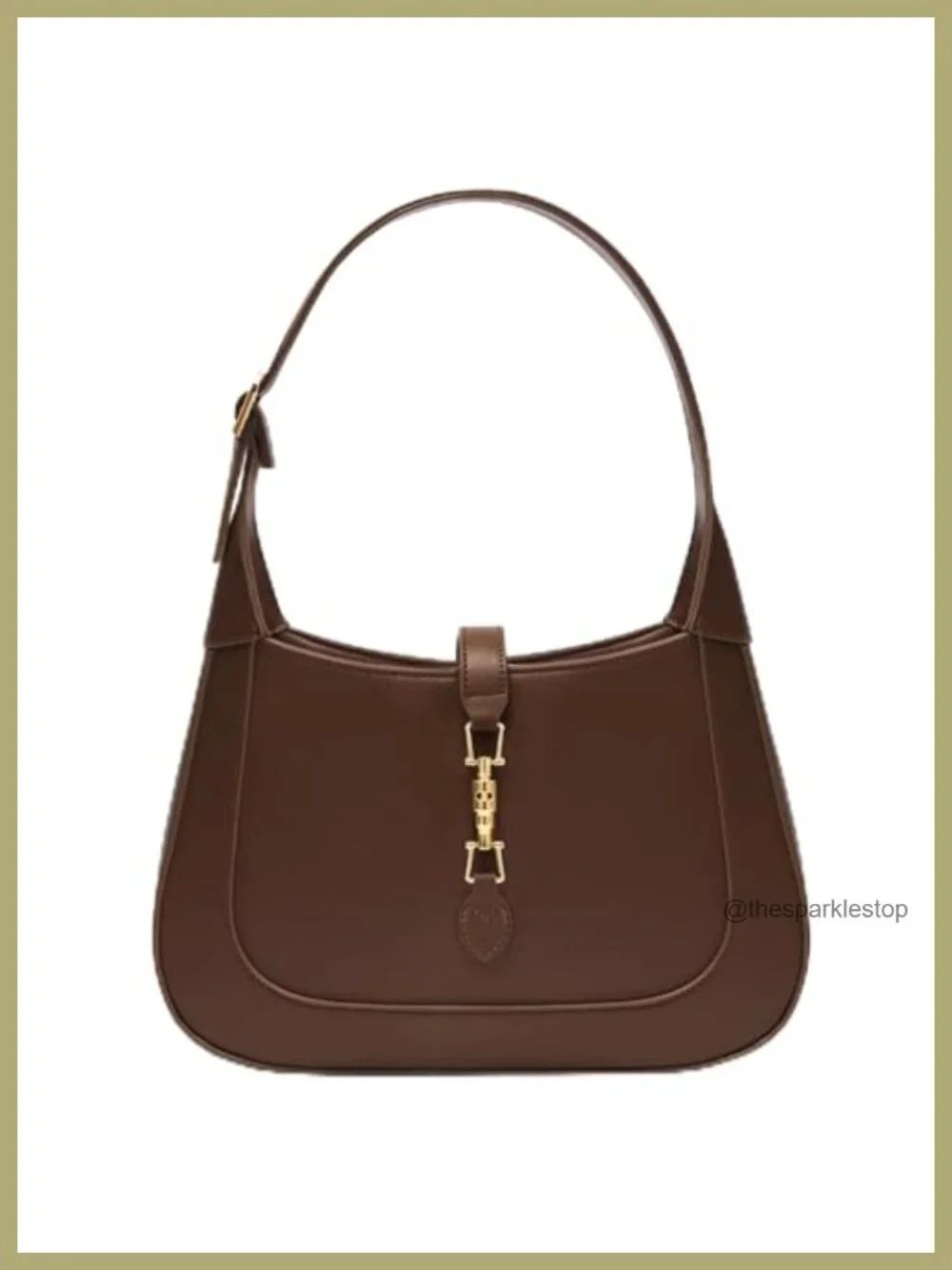 Crescent Leather Shoulder Bag Women Hobo Purse Adjustable Crossbody